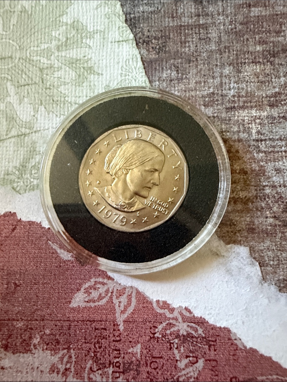 1979 Susan B. Anthony One Dollar Coin - Apollo 11 Reverse